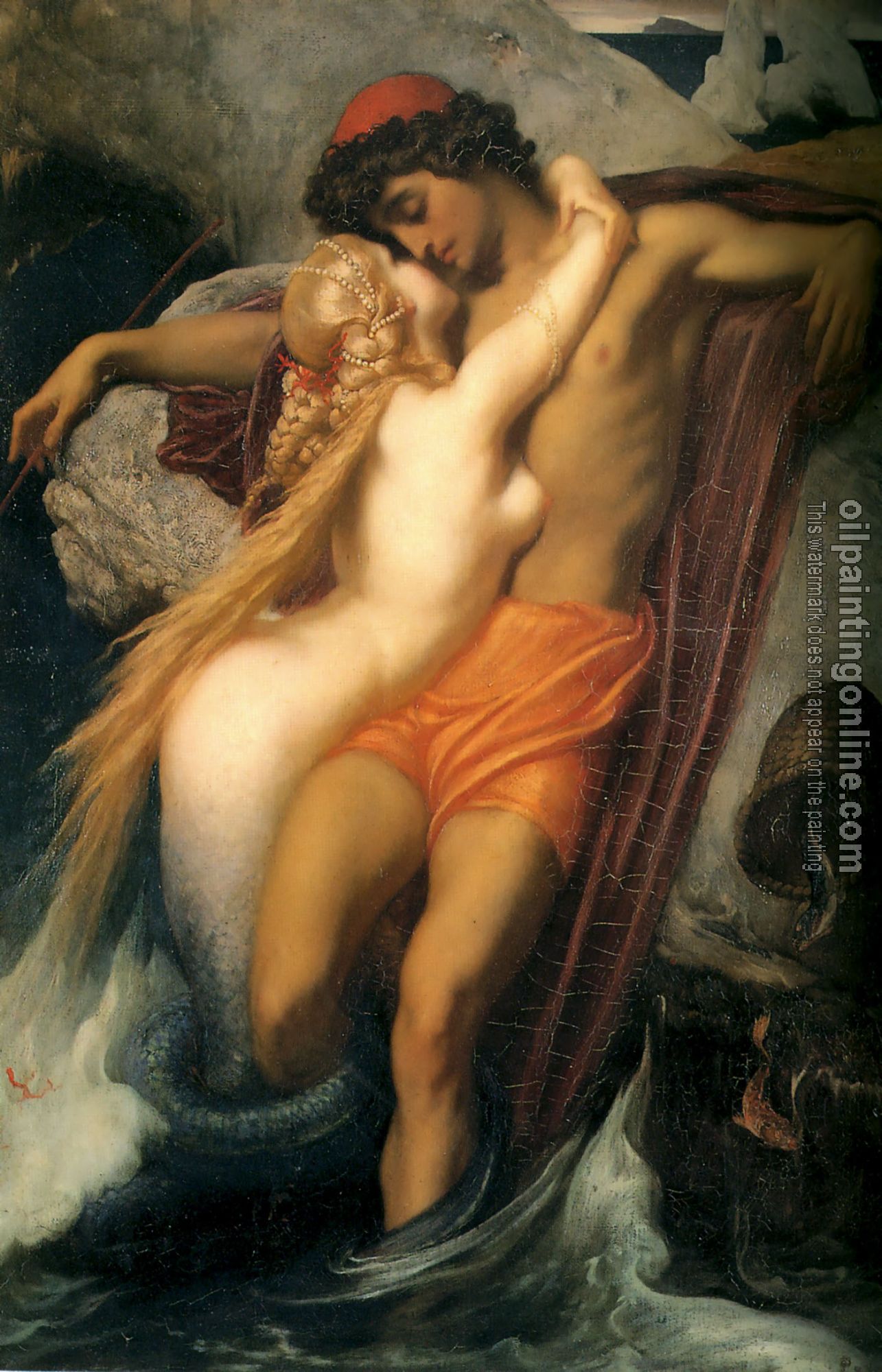 Leighton, Lord Frederick - The Fisherman and the Syren